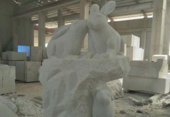 聊城精美的中国古典生肖兔雕塑