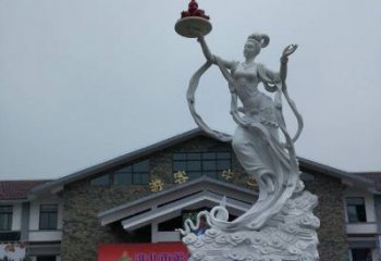 聊城中领雕塑：传承石榴仙子雕塑