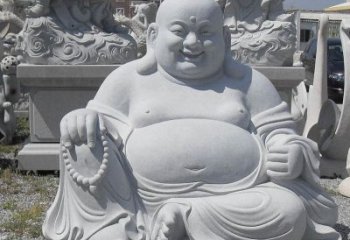聊城精美高雅的汉白玉弥勒佛雕像