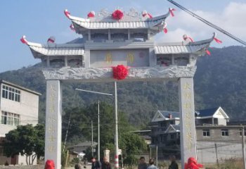 聊城红旗渠分水苑牌坊浮雕雕塑：专业雕塑定制服务