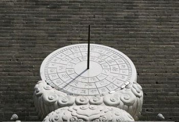 聊城花岗岩古代计时器日晷雕塑