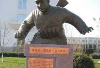 聊城精美黄继光铜雕，品质保证