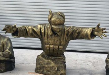 聊城黄继光铜雕是由中领雕塑定制的精致作品。中…