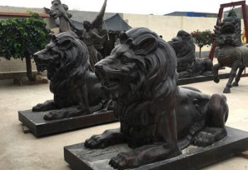 聊城汇丰手工铸铜狮子雕塑
