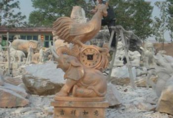 聊城精美的公鸡石雕，带您回到传统