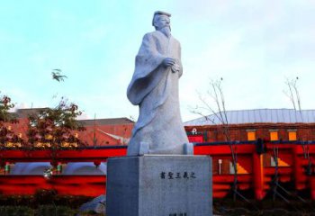 聊城传承文化艺术之美：王羲之石雕