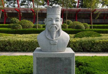 聊城精美绝伦，欧阳询石雕头像