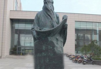 聊城老子校园名人铜雕——精雕细琢，百年不朽