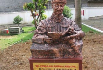 聊城中领雕塑推出尊贵的雷锋铜雕，以纪念传奇人…