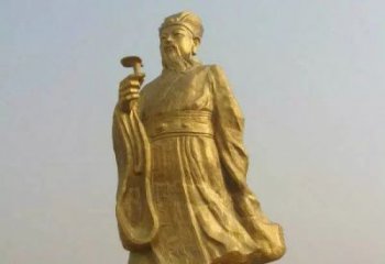 聊城精美绝伦的李时珍铜雕