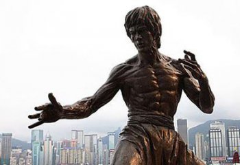 聊城李小龙铜雕，为您展现明星的精彩！