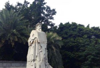 聊城林则徐石雕塑，融合古典韵味与现代气息