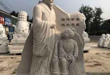 聊城传承经典，欣赏王羲之景观石雕