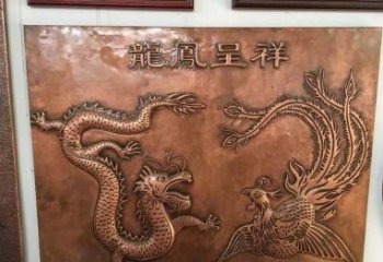 聊城中领雕塑|传统铜雕龙凤精美雕塑