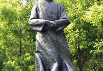 聊城欣赏鲁迅先生传神铜雕