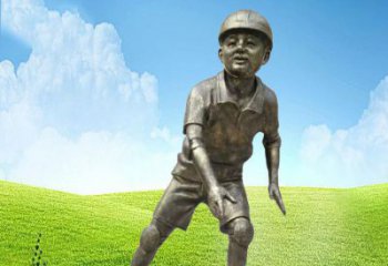聊城领雕塑：儿童公园里的铜雕精灵