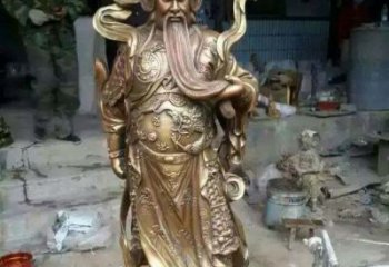 聊城精致的关公铜雕，礼品艺术之美