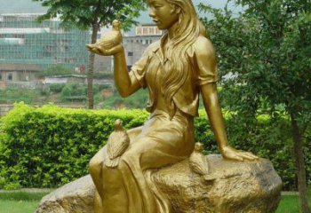 聊城答案；展现浪漫的爱情：鸽子雕塑