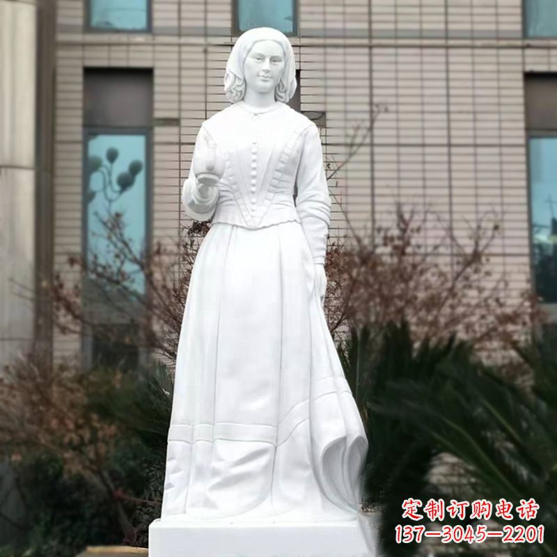 聊城纪念南丁格尔的精美雕塑