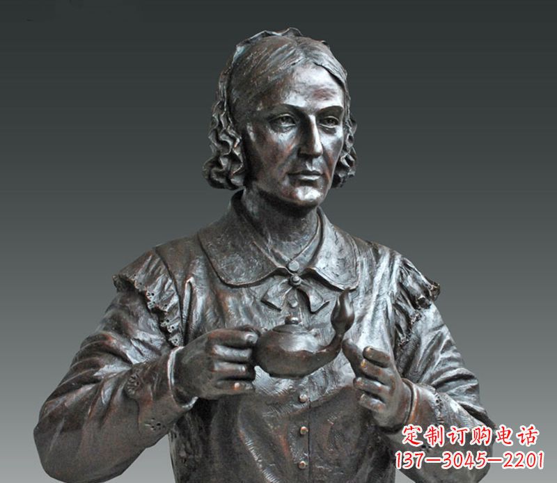 聊城南丁格尔铜雕,尊贵雕塑定制