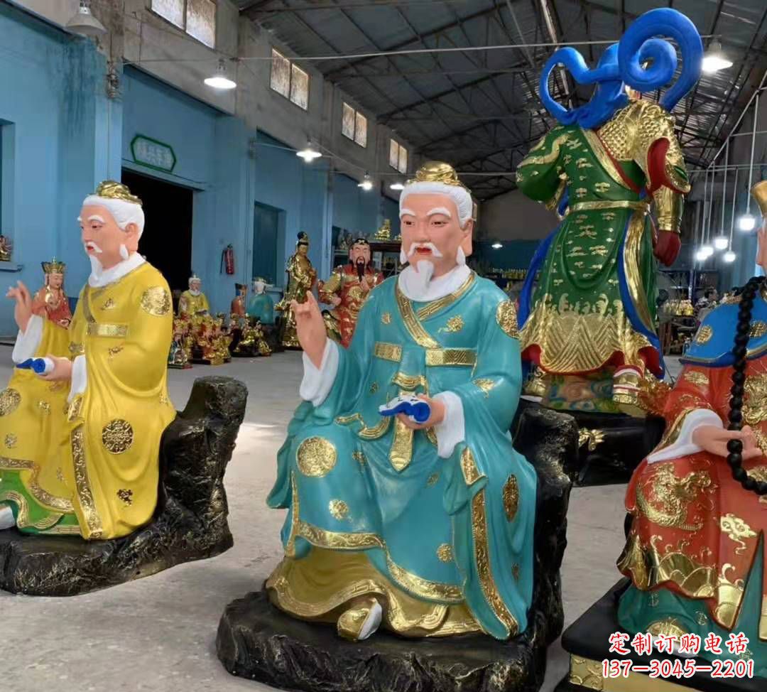聊城南斗北斗玻璃钢彩绘佛像雕塑