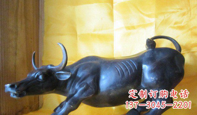 聊城牛公园动物铜雕