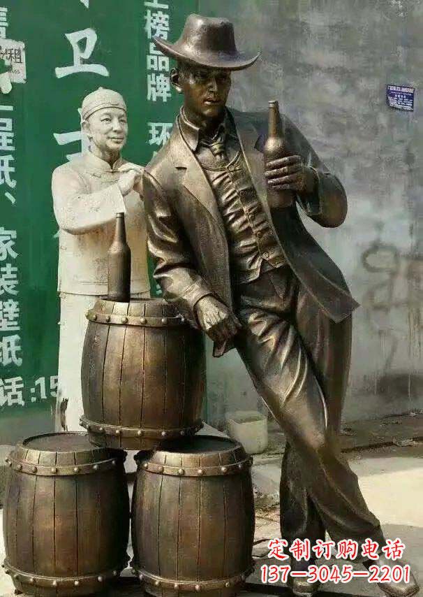 聊城精美高雅的牛仔铜雕