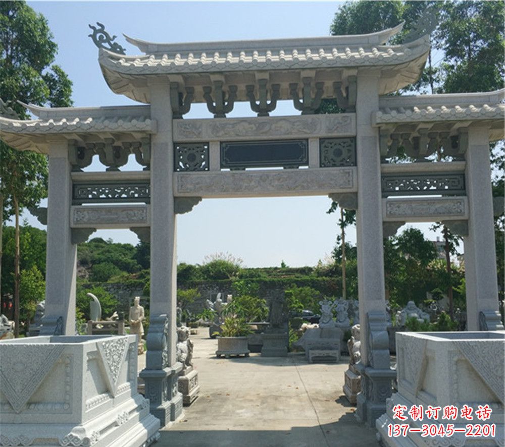 聊城全国厂家特制农村石牌坊雕塑
