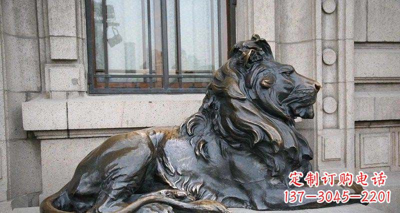 聊城心动不如行动,西洋狮子铜雕真实还原精美