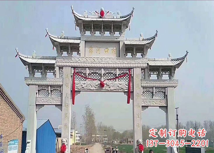 聊城石牌坊雕塑,让您定制属于自己的雕塑!