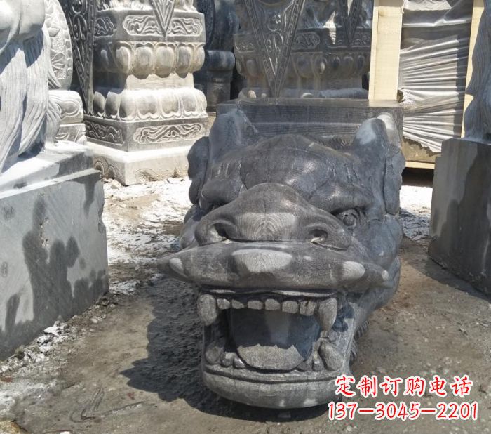 聊城传承巨龙传说的高品质龙头雕塑