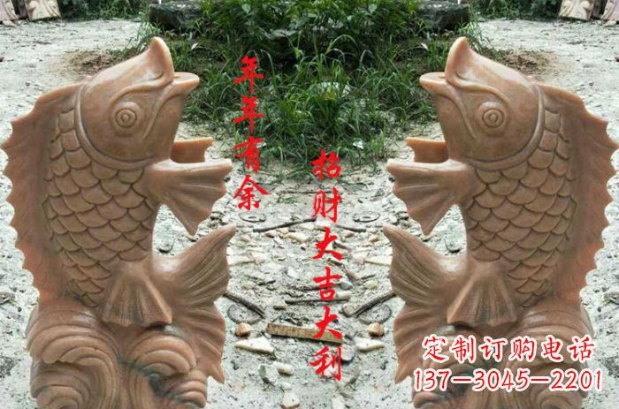 聊城中领雕塑:最精美的鲤鱼雕塑