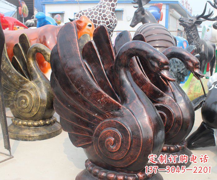 聊城以无与伦比的艺术品呈现——中领雕塑天鹅雕塑