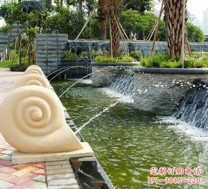 聊城蜗牛石雕塑|带你走进自然的美丽