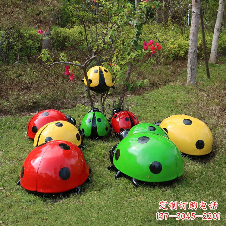 聊城儿童可爱的七星瓢虫卡通雕塑