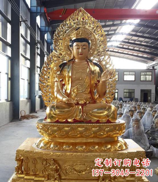 聊城手工精雕如来佛塑像