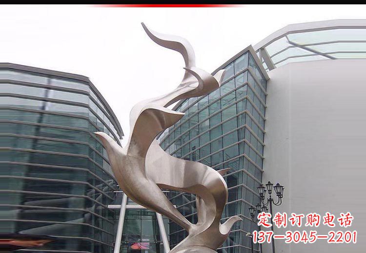 聊城不锈钢雄鹰雕塑,永久定制精美景观