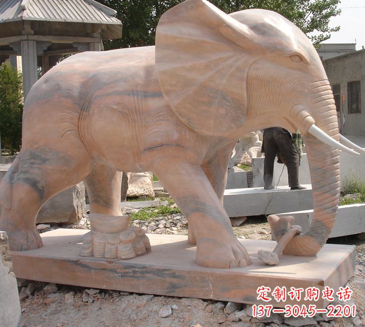 聊城企业大象石雕