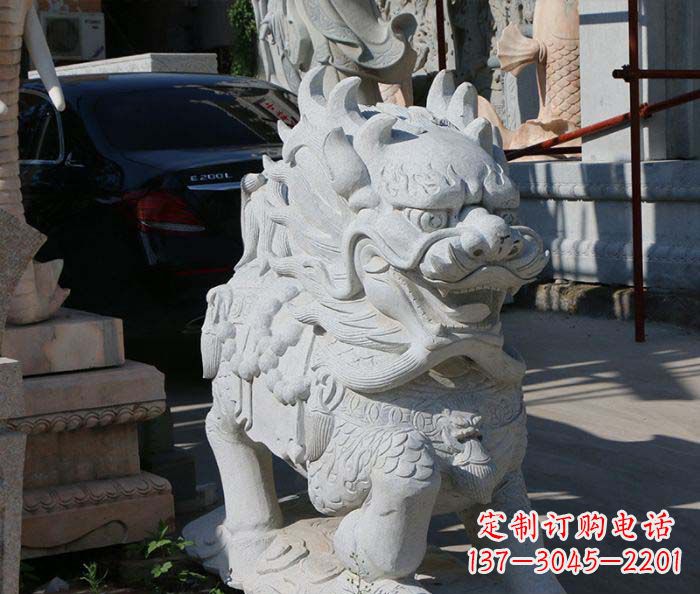 聊城精致的麒麟雕塑,艺术之美绽放世间