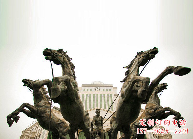 聊城优雅马车雕塑,精致雕琢,点缀你的生活