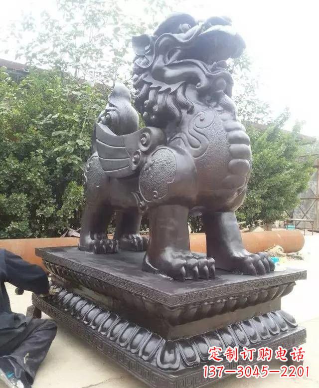 聊城企业门口铜雕貔貅