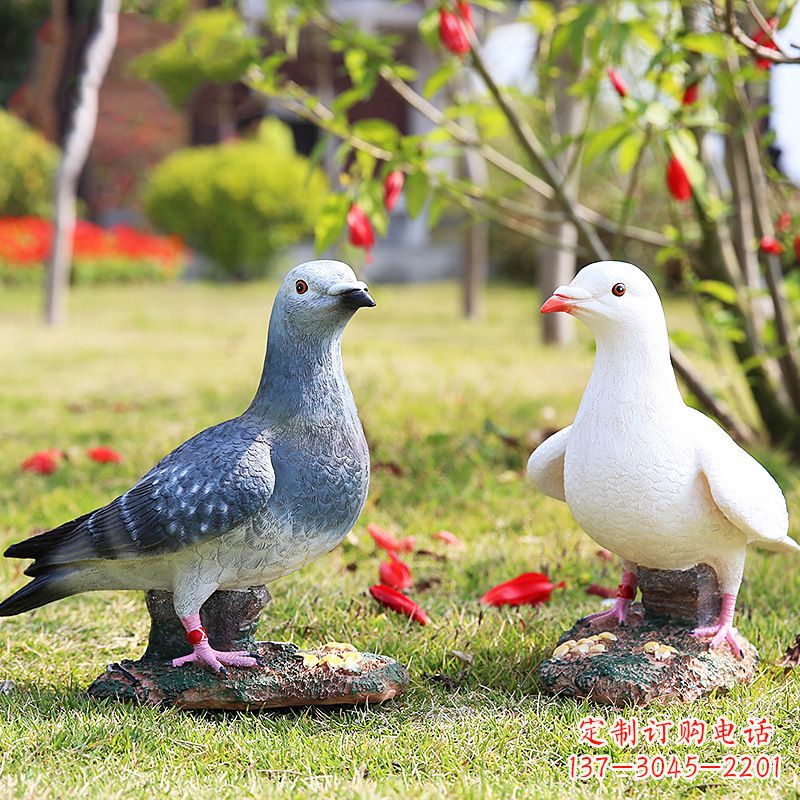 聊城秦皇岛和平鸽雕塑:表达和平与友谊的象征
