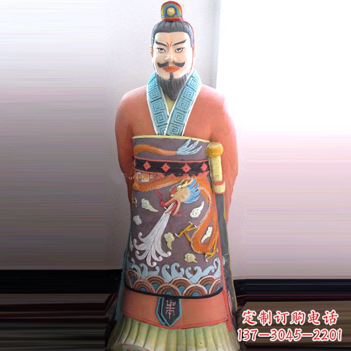 聊城中国领先的秦始皇钢玻璃雕塑