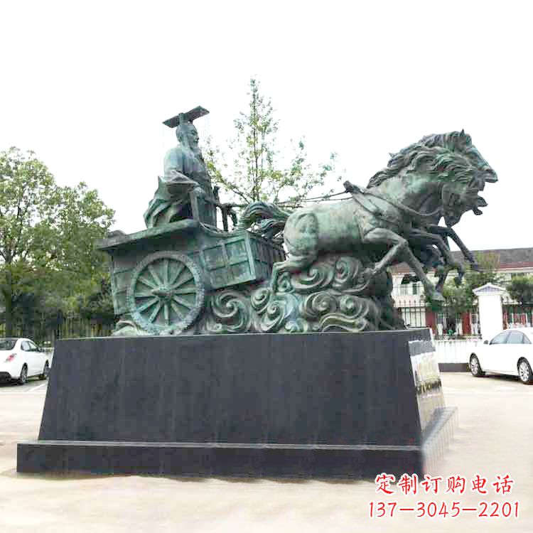 聊城秦始皇雕塑,震撼历史魅力