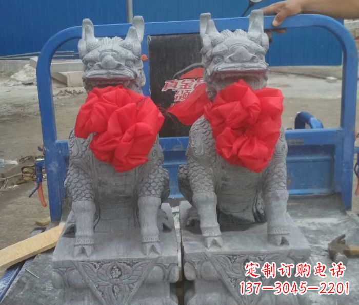 聊城古典麒麟雕塑,带着神秘古典气息