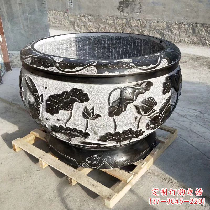 聊城青石仿古水缸