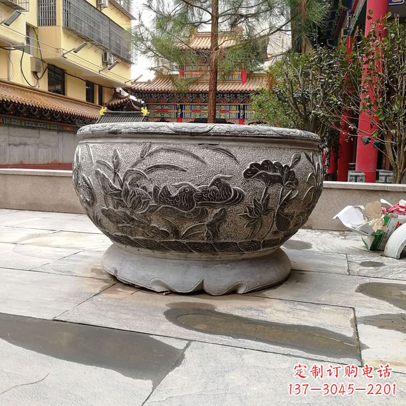 聊城青石仿古鱼缸