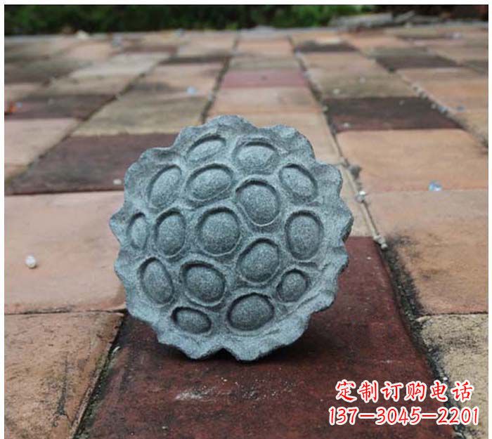 聊城青石莲蓬公园景观雕塑,给城市添彩