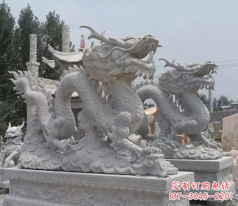 聊城青石龙雕塑
