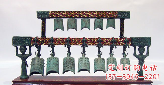 聊城青铜编钟古代乐器雕塑